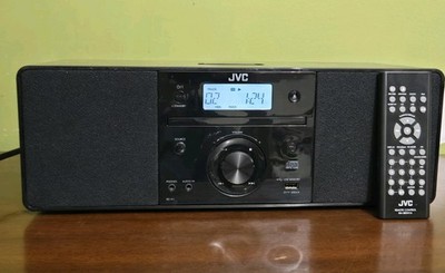 JVC Model RD-N1 CD iPod USB MPS WMA AM FM Radio Stereo W/ REMOTE TESTED & WORKS!
