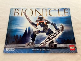 LEGO Bionicle 8602 Toa Nokama, 8615 Vahki Bordakh, & 8726 Matoran Dalu Complete