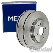 2X MEYLE BREMSSCHEIBEN 258mm VORNE PASSEND FÜR MAZDA 2