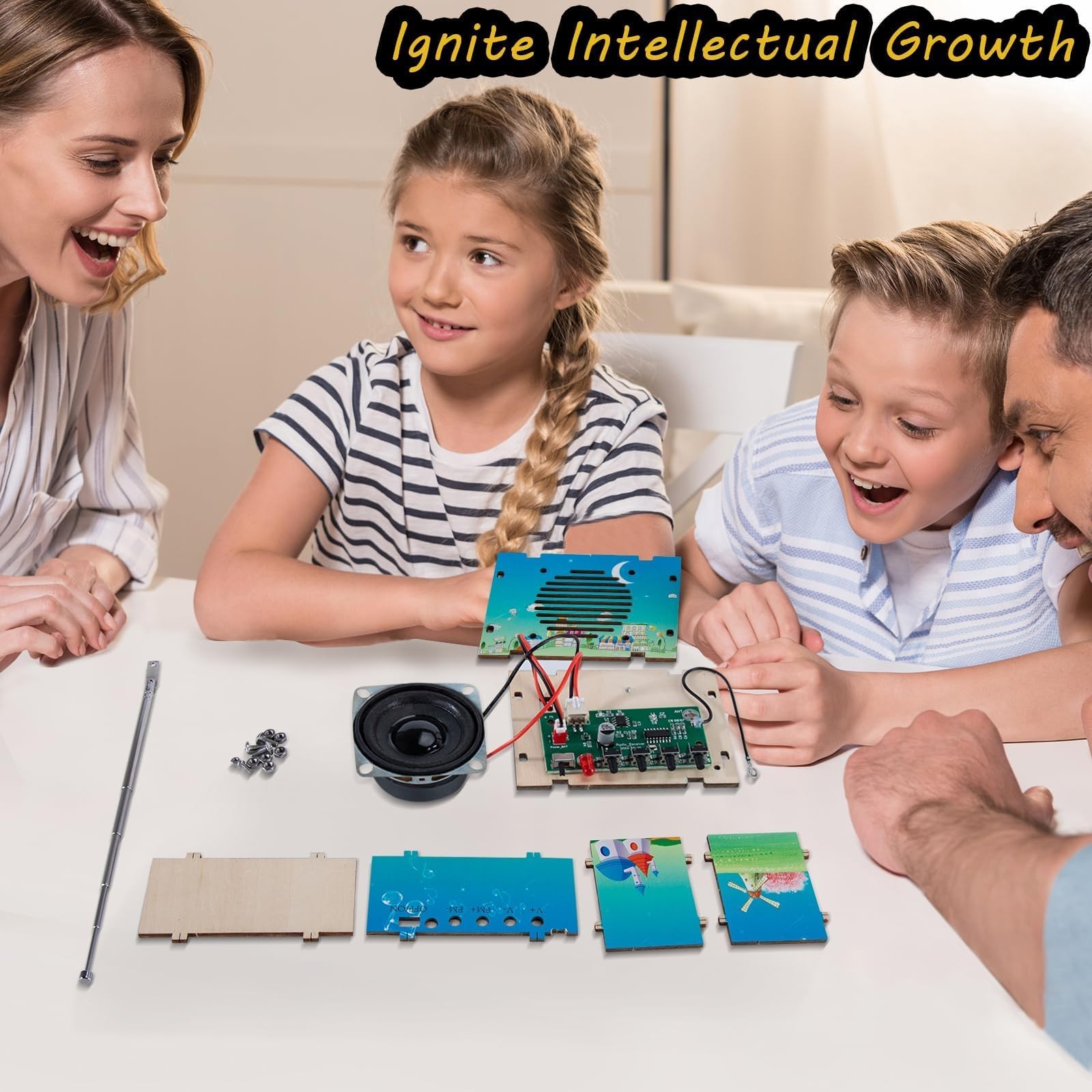 STEM Science Kits for Kids 8-14 | DIY Electronic FM Radio Craft Projects