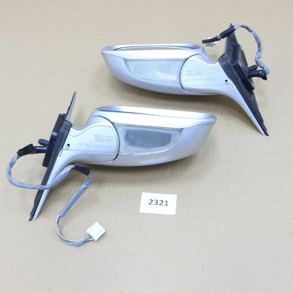 Espejo retrovisor lateral plateado para puerta eléctrica Lexus GS300 GS350 GS430 GS450h 06-07 OEM Foto 2 de 4