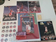 50 pc. Michael Jordan 8x10, Memorabilia, and Card  Lot. Upper Deck, Hoops, Fleer