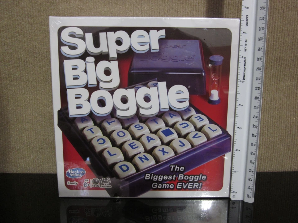 Super Big Boggle The Biggest Boggle Game Ever! Hasbro Gaming 2017 New Sealed - Image 4 of 4