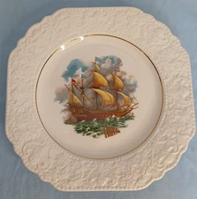 Lord Nelson Pottery, England, Maritime Scene Plate IMPERFECT