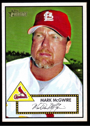 Mark McGwire #129 2001 Topps Heritage card