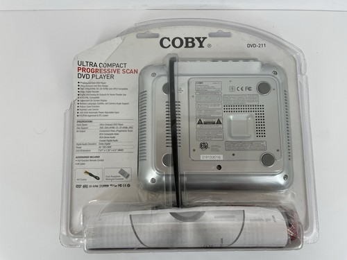 Coby Ultra Compact Progressive Scan DVD-211 Portable DVD Player (New) - Picture 4 of 4