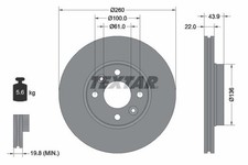 2x Bremsscheibe Vorderachse für LADA NISSAN RENAULT DACIA LARGUS Kasten/Kombi