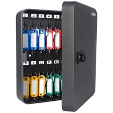 28 Position Key Cabinet Combination Lock Security Storage Steel Organizer 28 Tag