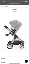 Luxirious Stokke crusi stroller for up to 3 kids 
