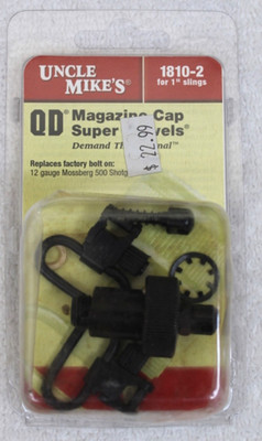 Uncle Mikes QD Magazine Cap Super Swivels 1810-2 for 1'' Slings