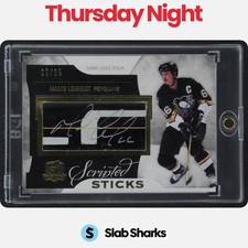 2012 UPPER DECK THE CUP #SS-ML MARIO LEMIEUX SCRIPTED STICKS AUTO 35/35