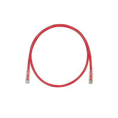 Panduit UTPSP7RDY Patch Cord Cat 6 UTP 24 AWG Copper 7 ft Red