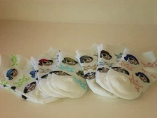 no show, kids, pirates,toddler soft and stretchy socks size 2-3, 6 pairs total