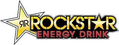 RockStar Sticker Decal *DIFFERENT SIZES* Energy Drink Car Bumper Window Bar 