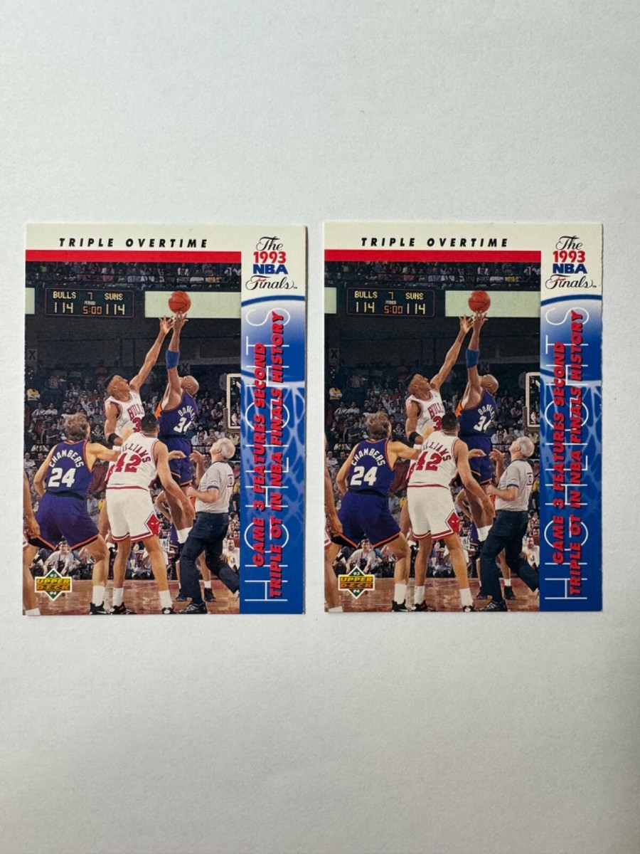 1993-94 Upper Deck 1993 NBA Finals Triple Overtime Chicago Bulls