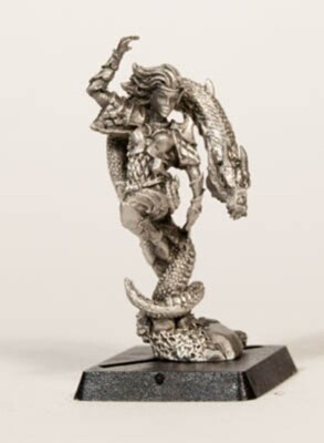 Magnificent Egos Chrys, Female Dragon Tamer - 5th Field Fantasy Miniatures Metal
