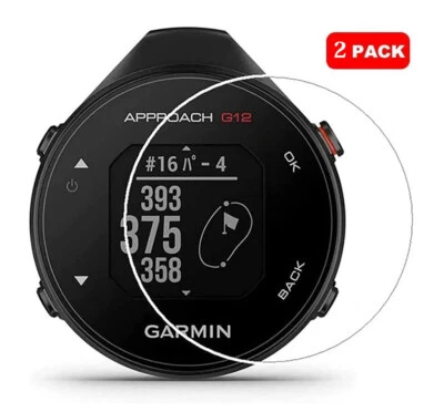 MOBONOVA 2 x For Garmin Approach G12 Tempered Glass Screen Protector Cover Film