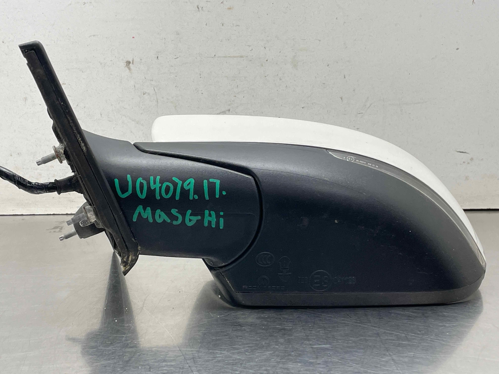 2017 Maserati Ghibli Door Mirror Driver Left Bianco Heated Blind Spot RH OEM