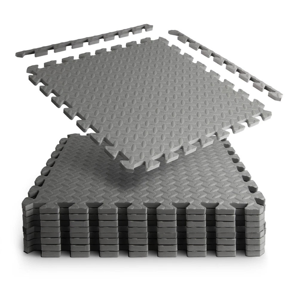 Bodenschutzmatte Puzzlematte 52x52x1,2cm Extradick Schutzmatten Unterlegmatte