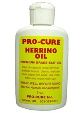 Pro-Cure Herring Bait Oil 2 oz Bottle Fishing Scent Attractant