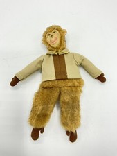 Rare VTG SCHUCO Stuffed Monkey Great Shape W/ Outfit