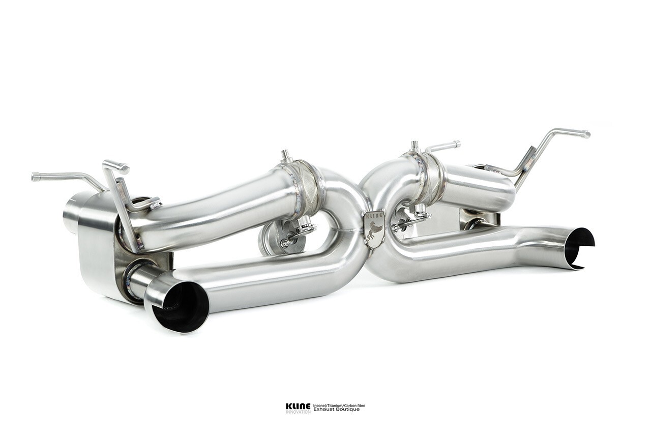 FERRARI 488 PISTA Kline Innovation Exhaust Valvetronic Silencer Section Inconel