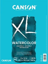 Canson XL Series Watercolor Textured Paper Pad 9" x 12" - 30-Sheets