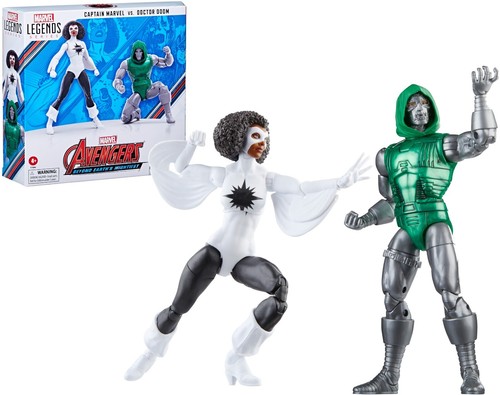 Marvel Legends Avengers 60th Anniversary 6" Captain Marvel Doctor Doom 230728 - Picture 4 of 14