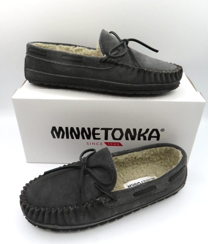 Zapatilla Casey Hombre Minnetonka Carbón 4150 EE. UU. 8 UE 41 Foto 3 de 4