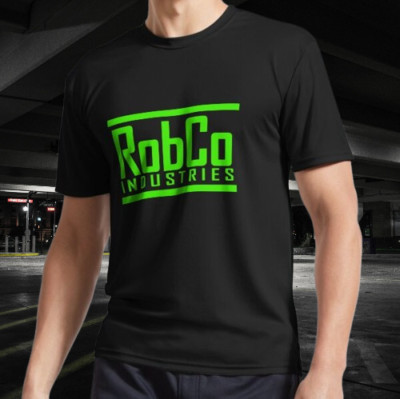 RobCo Logo (Green) Active T-Shirt Funny Size Mode American T-shirt