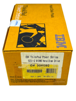 30H1392 I New Sealed IBM 810MB ThinkPad PowerPC 820 850 860 2.5