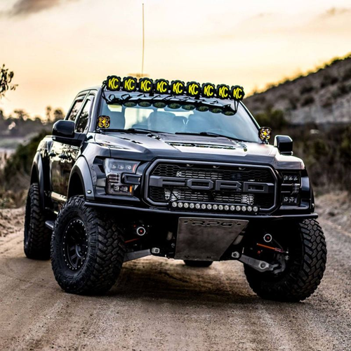 KC Hilites 28" Chase Led Light Bar w/ Wire Lead Multi Function Rear Facing Black - Picture 2 of 12
