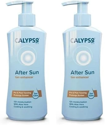 LINCO CARE LTD. Calypso After Sun Lotion 250ml Burn Relief Moisturiser & Tan Extender Pack Of 2