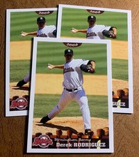 DEREK RODRIGUEZ Birmingham Barons 2008 Grandstand 3 ct lot