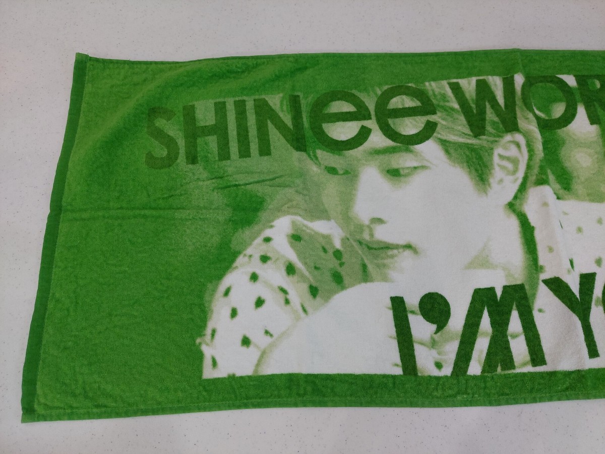 SHINee World 2014 I'm Your Boy Official Slogan Towel Onew