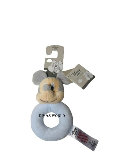 Disney Mickey / Minnie Plush Ring Rattle Baby Stacking Stuffed Toys Gift Primark - Picture 11 of 30