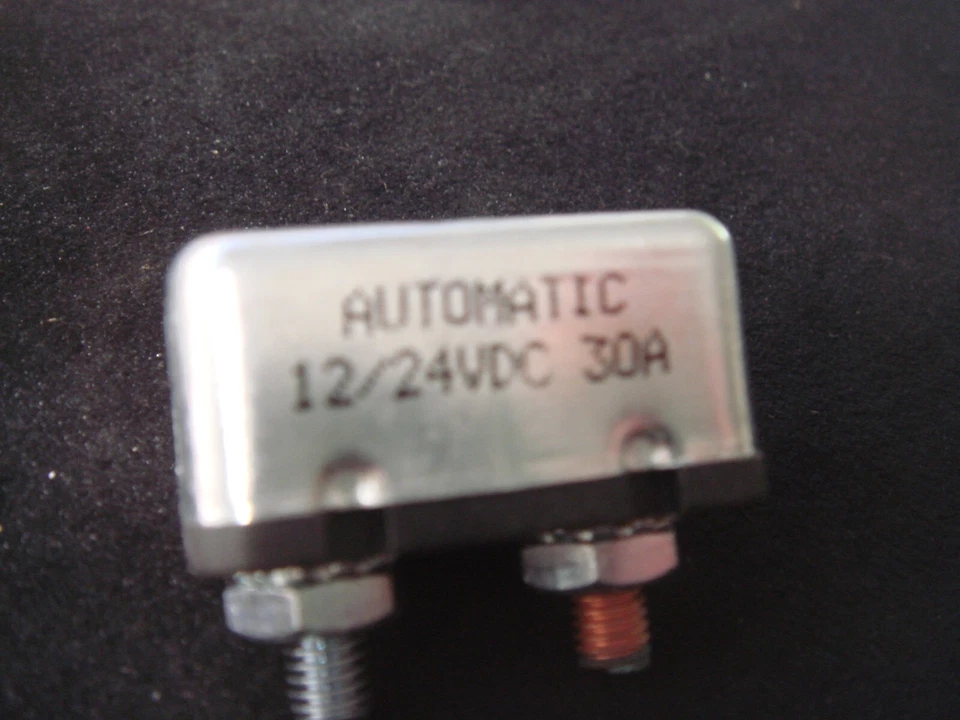 Disyuntor Harley 30 Amp FLH FXST 1977 Up Electra Auto Hecho en EE. UU. MC-CBR2 H1 Foto 3 de 4