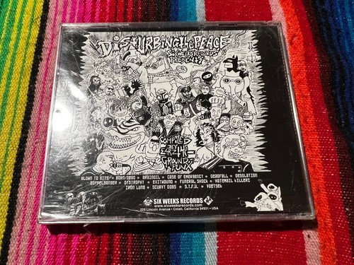 DISTURBING THE PEACE CD Six Weeks Records Ear2theGround Punx Punk Compilation - Picture 2 of 2