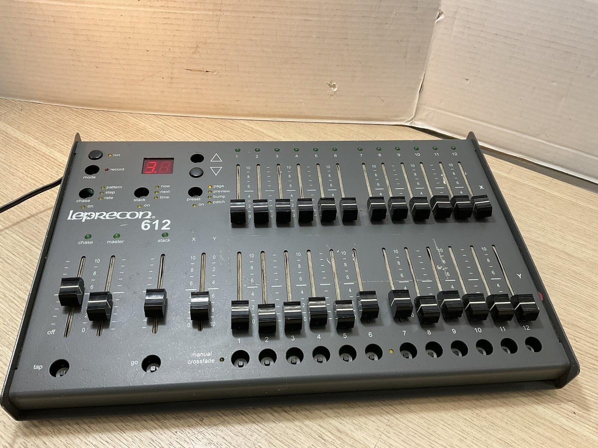 Leprecon 612 DMX Lighting Controller Console/ NO POWER CORD