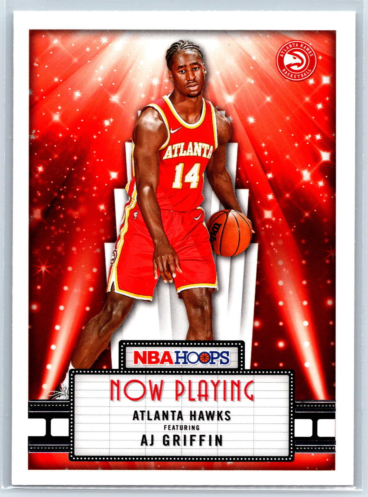 AJ Griffin 2022 Hoops Now Playing RC #13 Atlanta Hawks