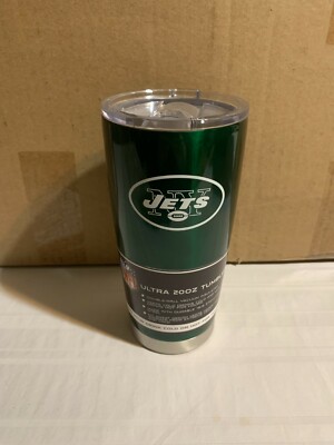 New York Jets NFL 20oz Green Tumbler Cup Mug Boelter Brands New | eBay