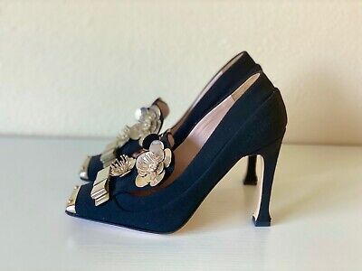 MIU MIU FLORAL PUMPS IT 37 - 靴 MIU MIU FLORAL PUMPS IT 37 - 靴