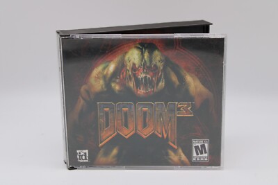 Doom 3 PC Computer Game plus Key Windows Id Software Activision 2004