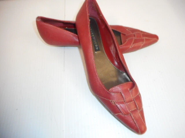 Ashley Judd Shoes Red Leather 6.5M eBay