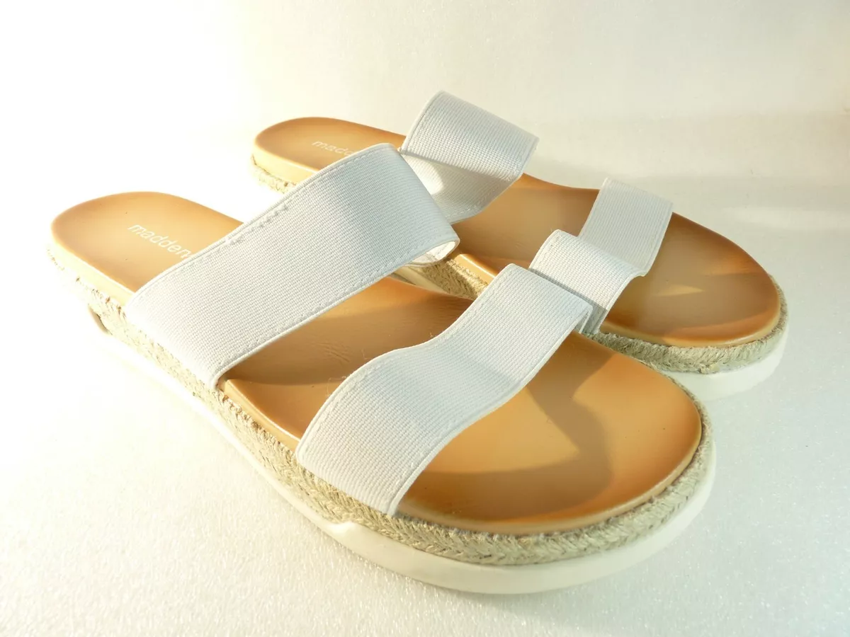 Madden girl online sandals white