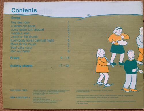 THE SONG TREE Únete a la banda BBC 1993 FOLLETO MÚSICA para escuelas cancionero - Imagen 2 de 3