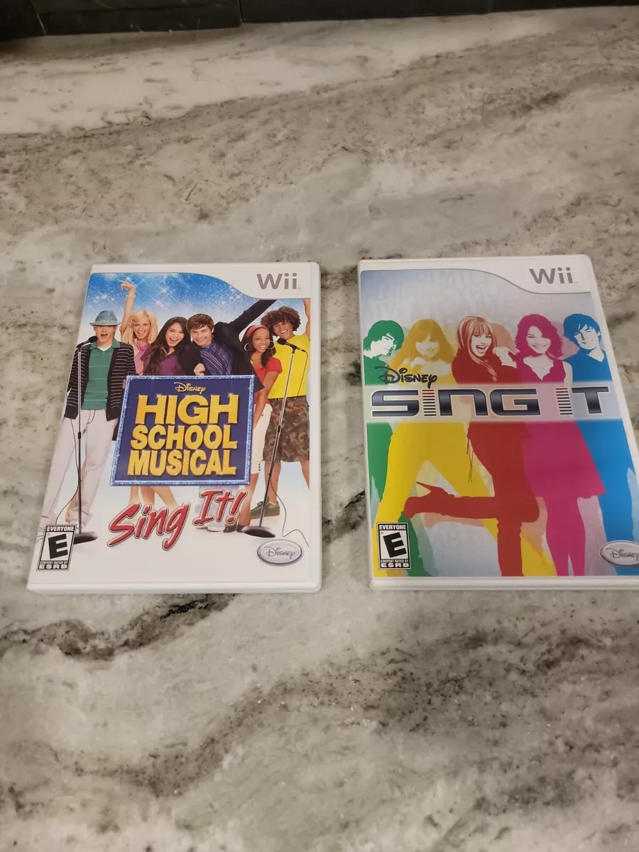 High School Musical Sing It Nintendo Wii plus disney sing it