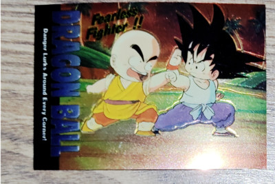 1995 JPP/AMADA DRAGON BALL CHROMIUM EPISODES GOKU LETTER A