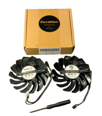 Cavabien Performance and Efficient Power Logic DC Brushless Card Cooling Fans