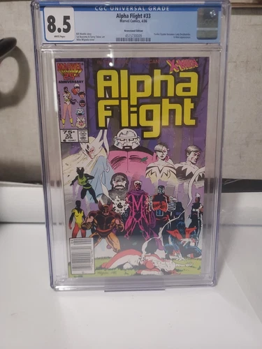 Alpha Flight #33 CGC 8.5 Marvel Comics April 1986 1st Lady Deathstrike
